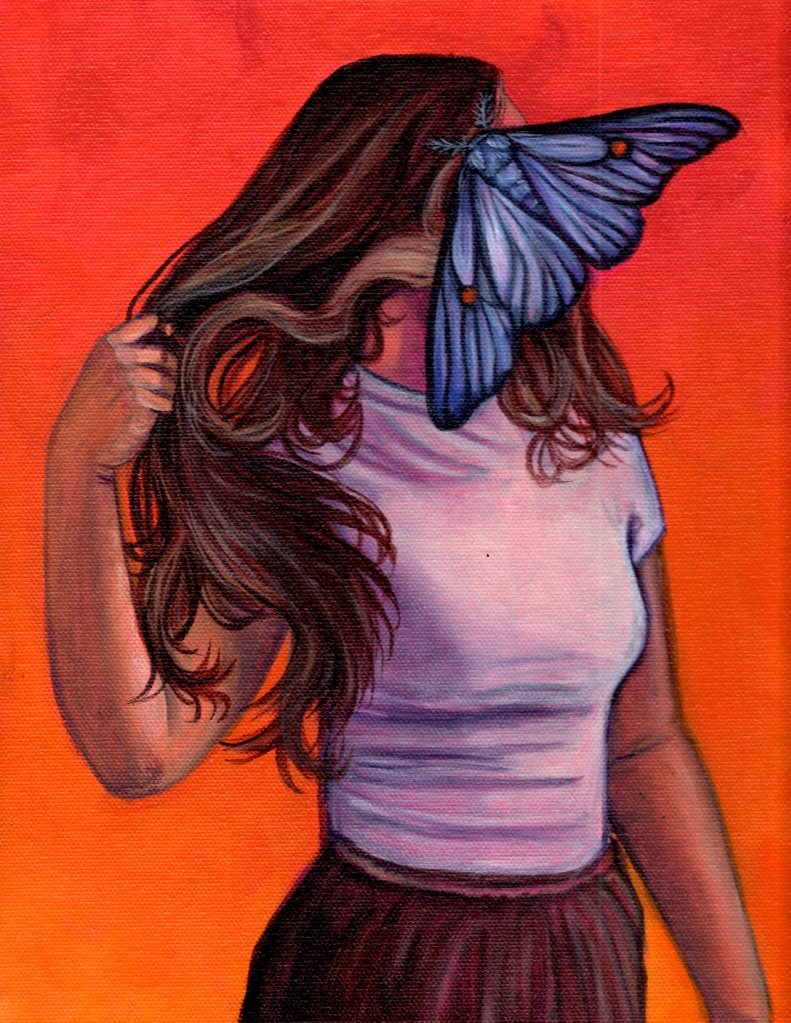 Larissa Monique Hauck Artist painting