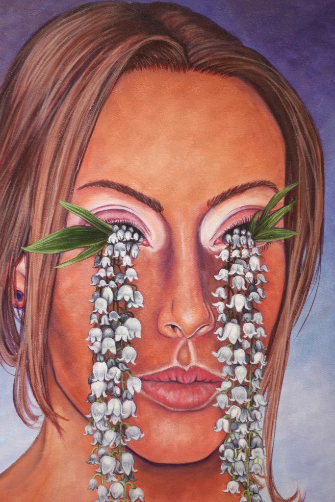 Larissa Monique Hauck Art - Tears of a clown painting