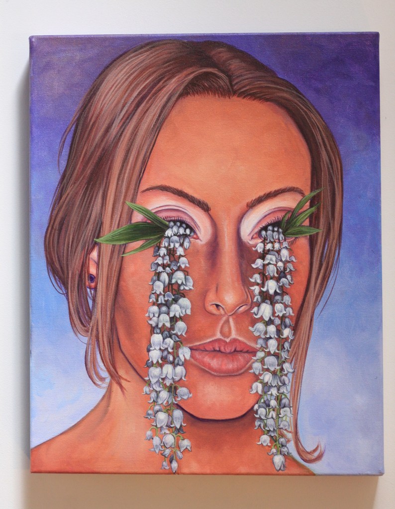 Larissa Monique Hauck Art - Tears of a clown painting