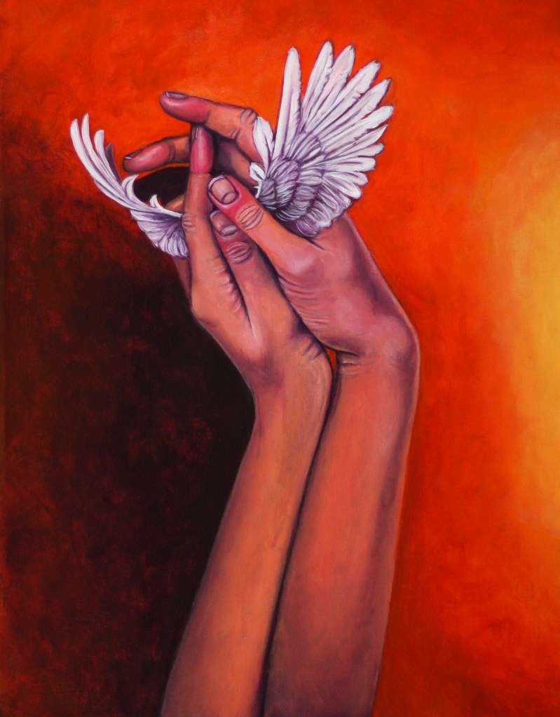 Original acrylic painting by Larissa Monique Hauck artist