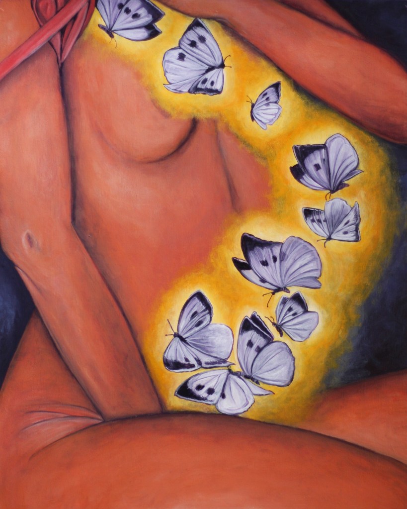 Original acrylic painting by Larissa Monique Hauck Artist